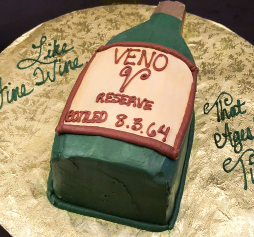 Wine Birthday cake