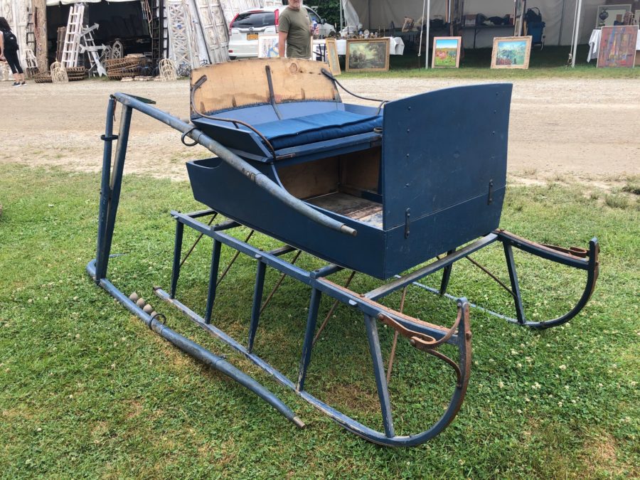 Vintage Sled, The Life's Patina team visits the Brimfield Antique Show