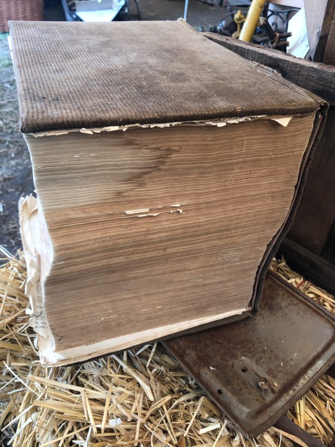 vintage book, The Life's Patina team visits the Brimfield Antique Show