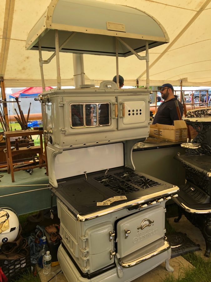 Old Stove, The Life's Patina team visits the Brimfield Antique Show