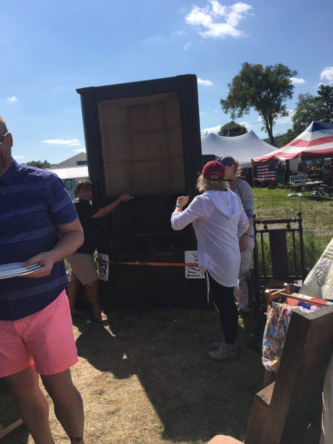 Loading up the trailer, The Life's Patina team visits the Brimfield Antique Show
